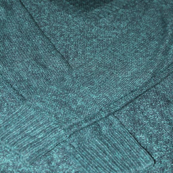 NWT St. John's Bay Knit Blue/Green V-Neck Sweater - Picture 7 of 9